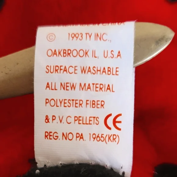 Ty Beanie Baby Lucky Ladybug BUDDY style 4040 Color Red/Black Size 6"X6" NWT - Picture 8 of 9